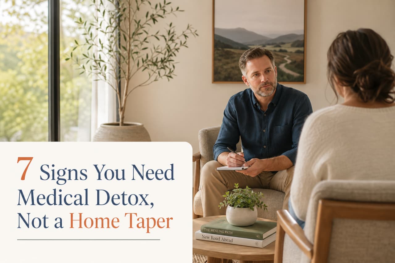 7 Signs You Need Medical Detox, Not a Home Taper
