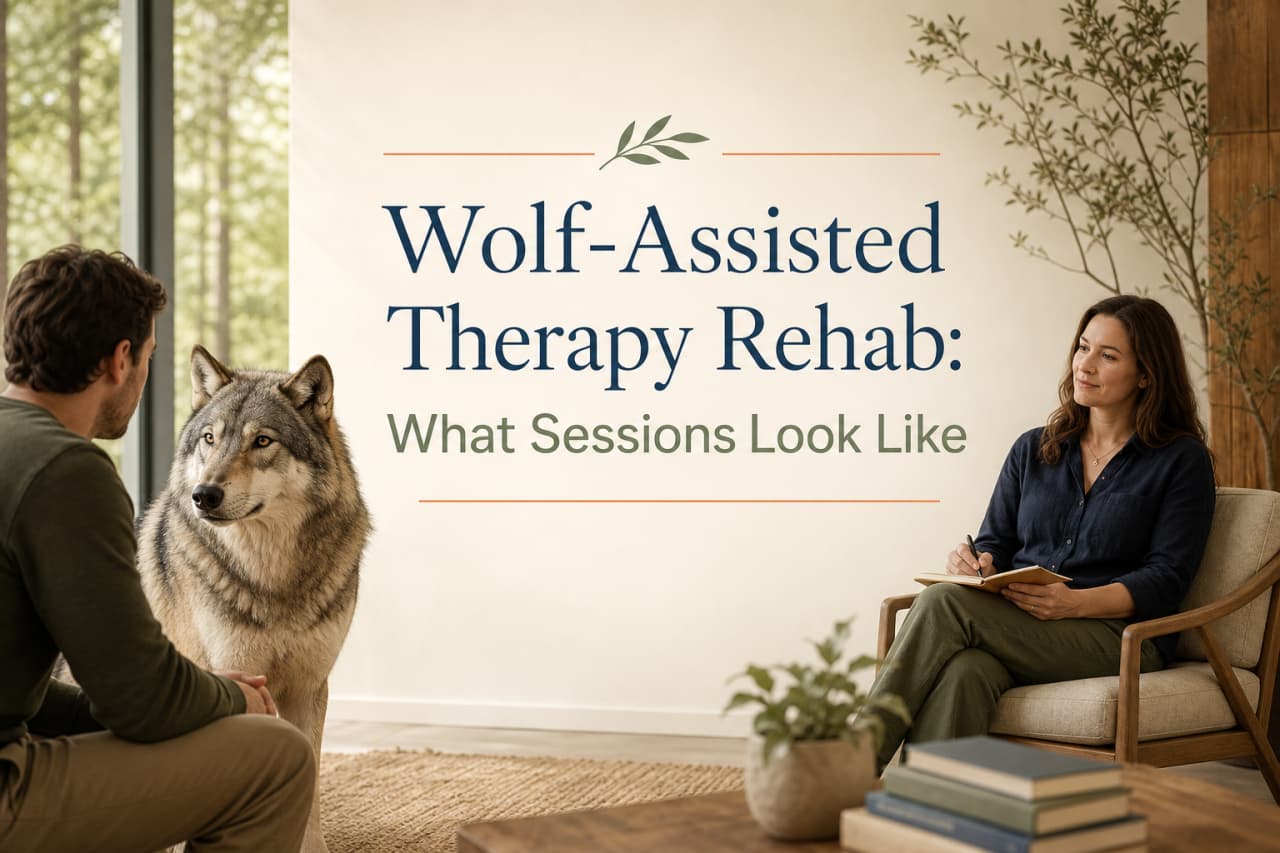 Wolf-Assisted Therapy Rehab: What Sessions Look Like