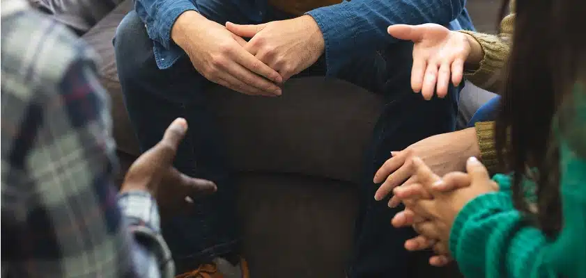 Support group at The Grove — integrated dual-diagnosis treatment at Northbound