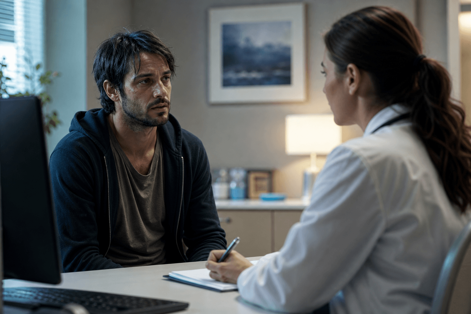 Clinical assessment and first contact with a doctor — the first step in meth addiction treatment at Northbound