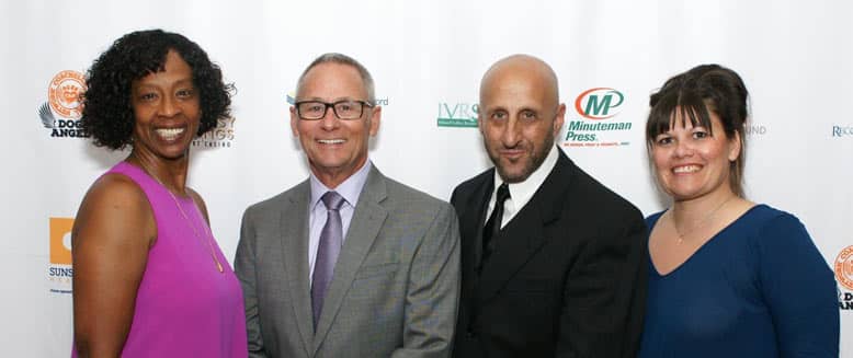 Mike Neatherton at the Firestone Awards Gala with Northbound’s Eloise Gene-Black (left), Jimmy Weiss (right) and Missy Weiss (far right)